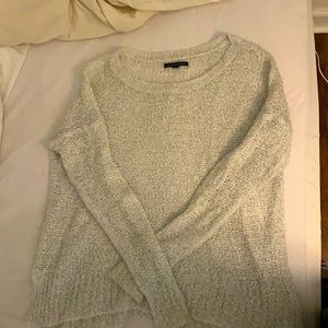 American Eagle Grey Boho Sweater